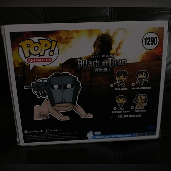 Funko Pop! Animation: Attack On Titan Cart Titan #1290 - Picture 2 of 4